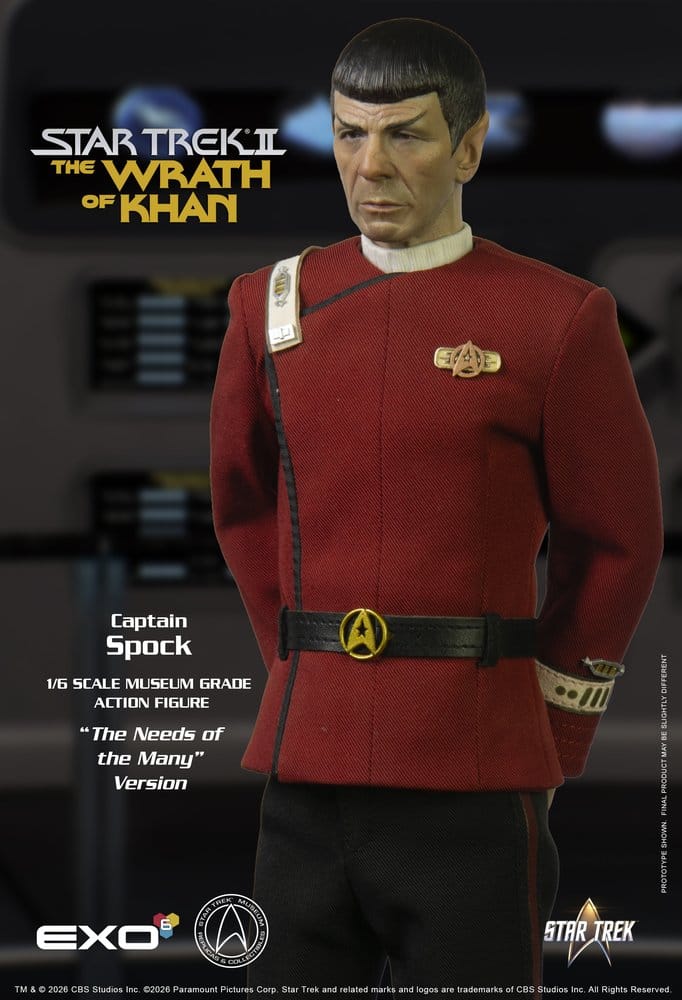 Star Trek : La Colère de Khan figurine 1/6 Captain Spock Needs of the Many Version 30 cm
