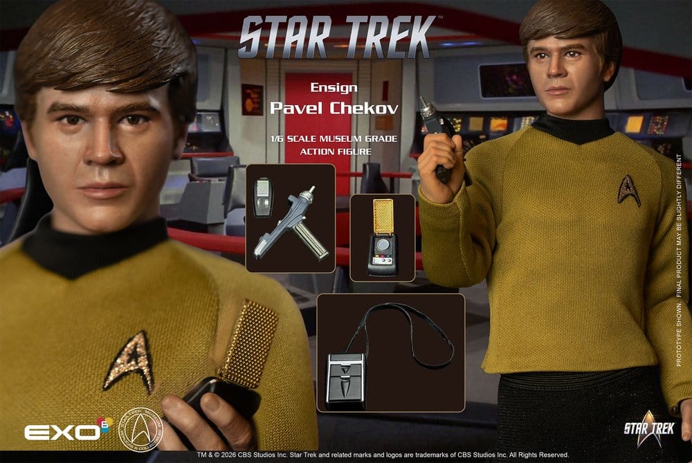 Star Trek: La série originale figurine 1/6 Ensign Pavel Chekov 30 cm