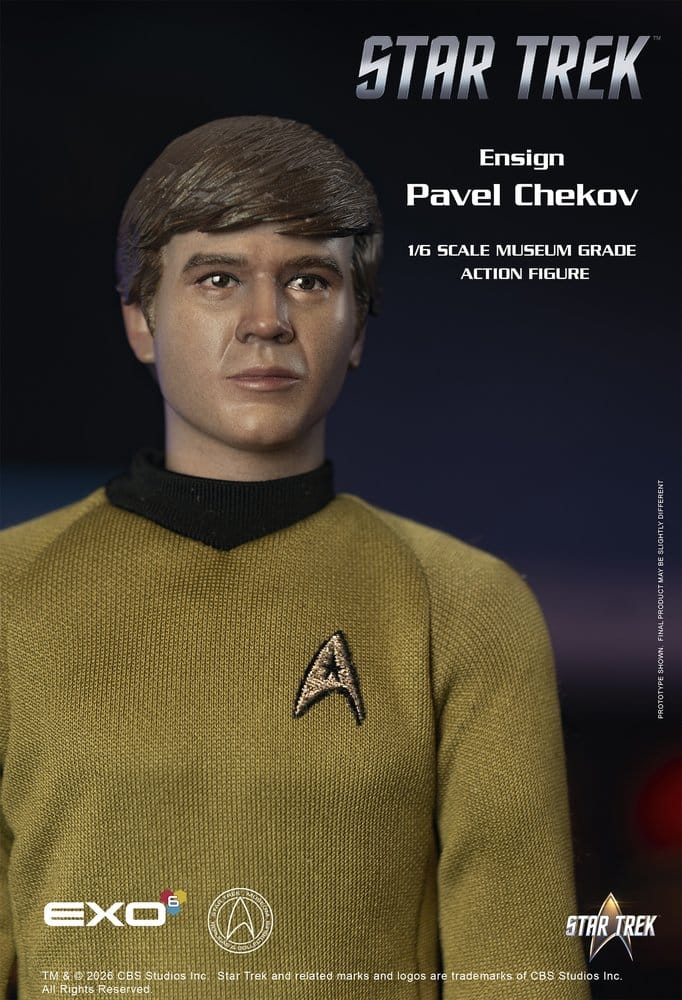 Star Trek: La série originale figurine 1/6 Ensign Pavel Chekov 30 cm