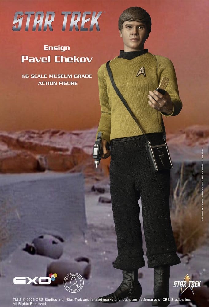 Star Trek: La série originale figurine 1/6 Ensign Pavel Chekov 30 cm