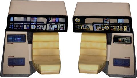 Star Trek : La Nouvelle Génération réplique 1/6 Enterprise-D Bridge Consoles Set