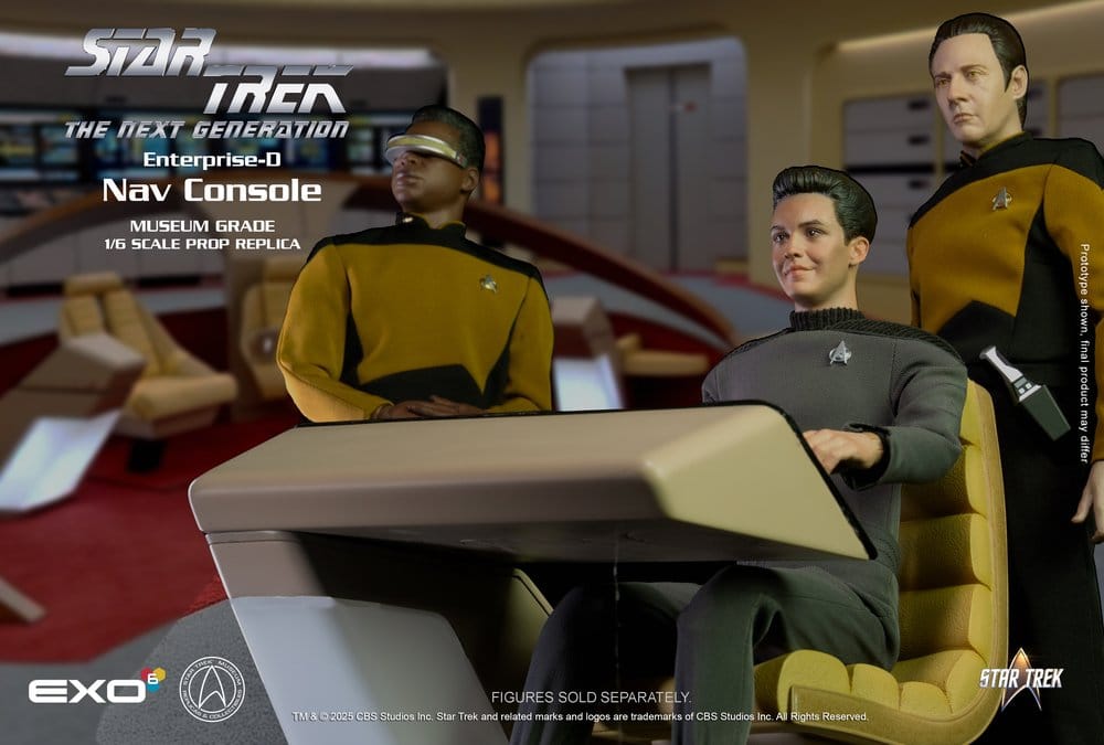 Star Trek : La Nouvelle Génération réplique 1/6 Enterprise-D Bridge CONN Console