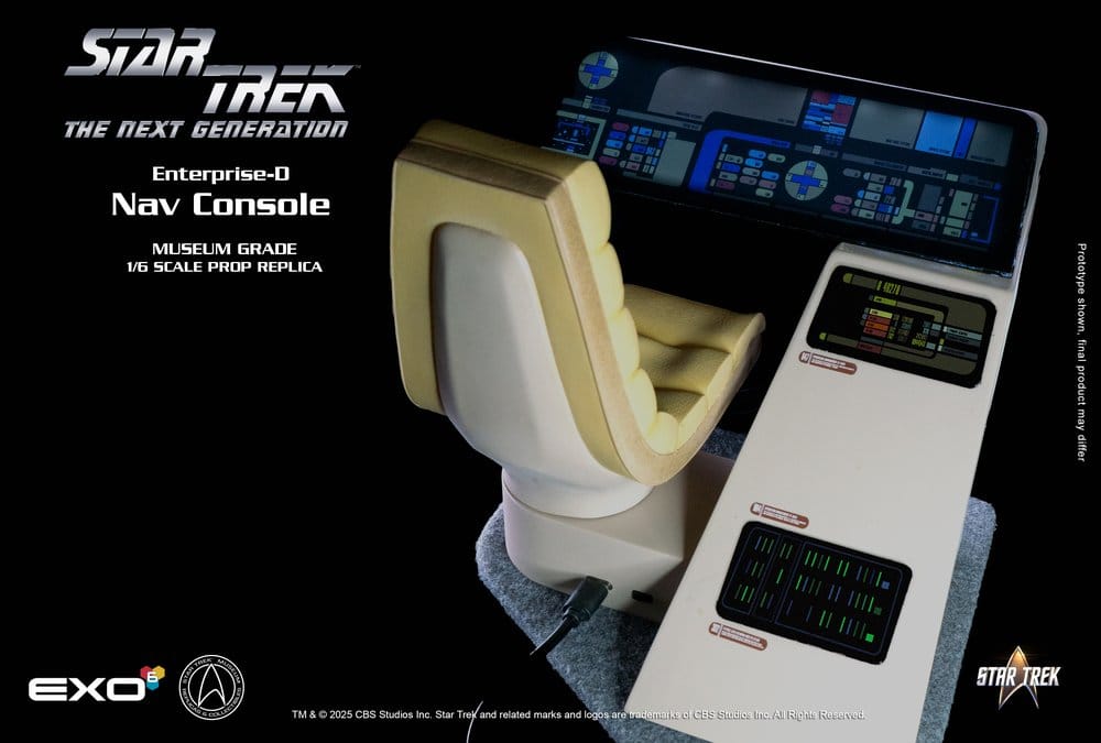 Star Trek : La Nouvelle Génération réplique 1/6 Enterprise-D Bridge CONN Console