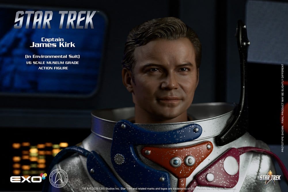 Star Trek: La série originale figurine 1/6 Captain James T. Kirk (in Environmental Suit) 29 cm