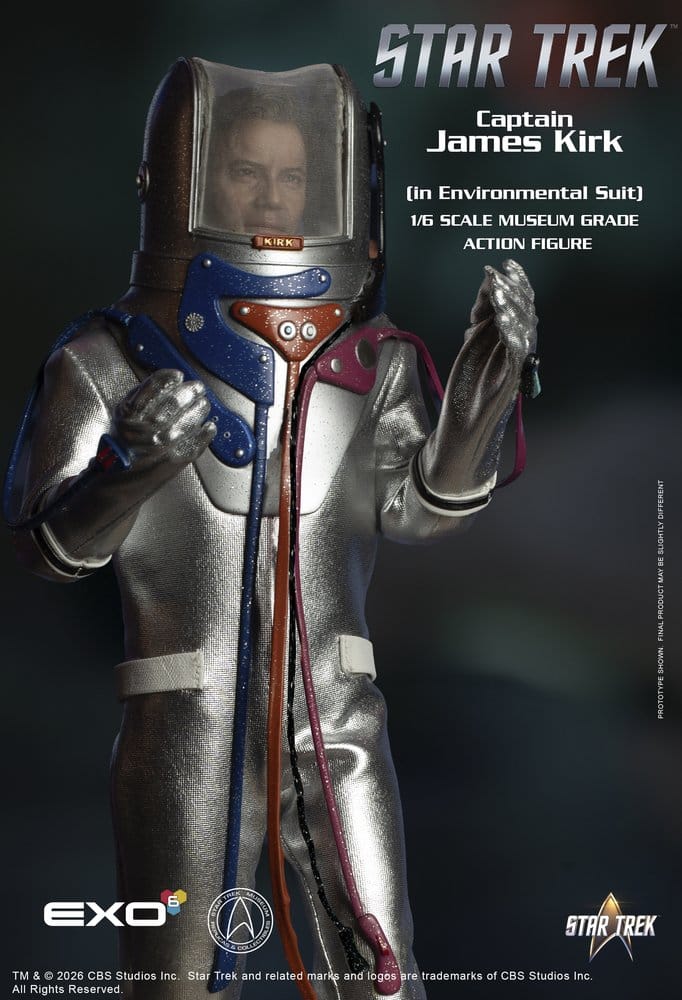 Star Trek: La série originale figurine 1/6 Captain James T. Kirk (in Environmental Suit) 29 cm