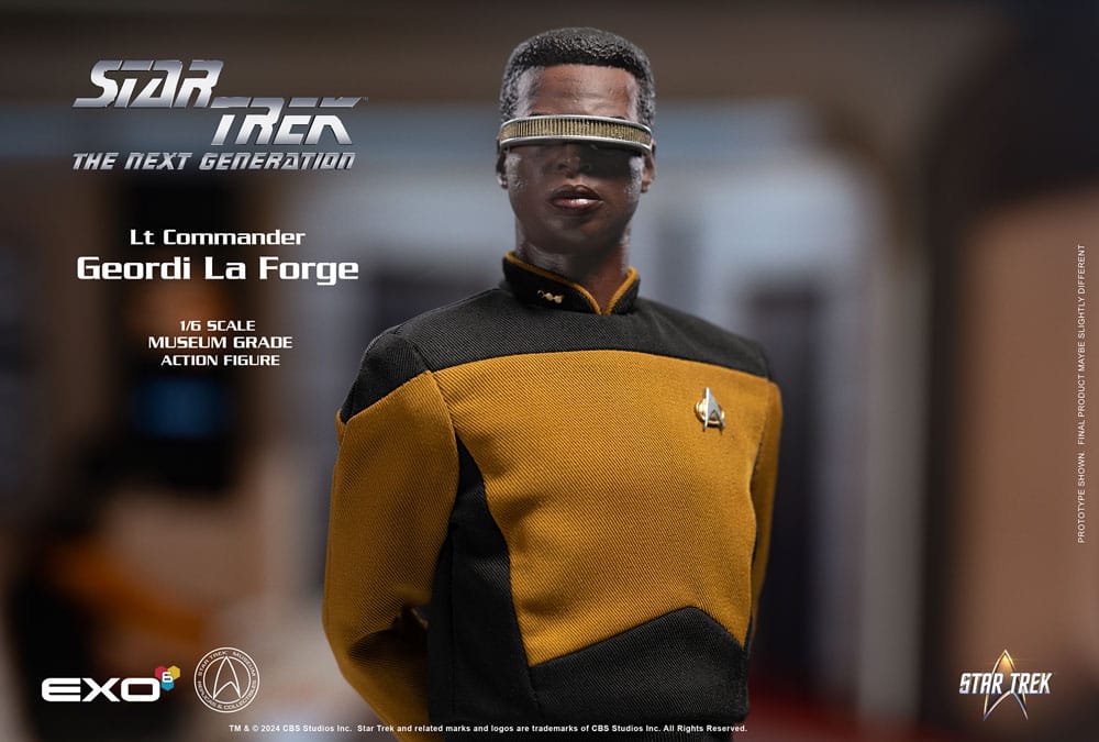 Star Trek: The Next Generation figurine 1/6 Lt. Commander Geordi La Forge (Essentials Version) 28 cm