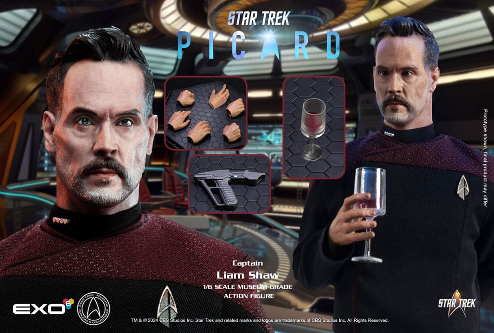 Star Trek: Picard figurine 1/6 Captain Liam Shaw 30 cm