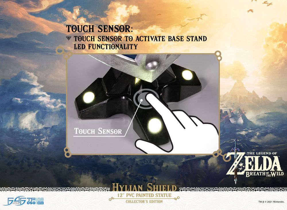 The Legend of Zelda Breath of the Wild statuette PVC Hylian Shield Collector's Edition 29 cm