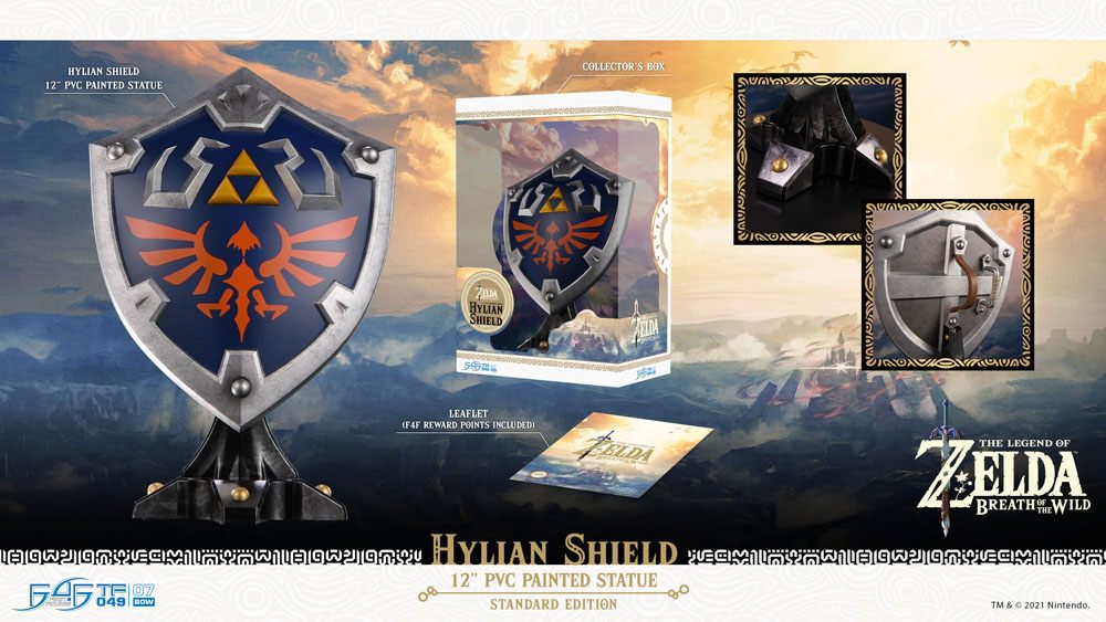 The Legend of Zelda Breath of the Wild statuette PVC Hylian Shield Standard Edition 29 cm