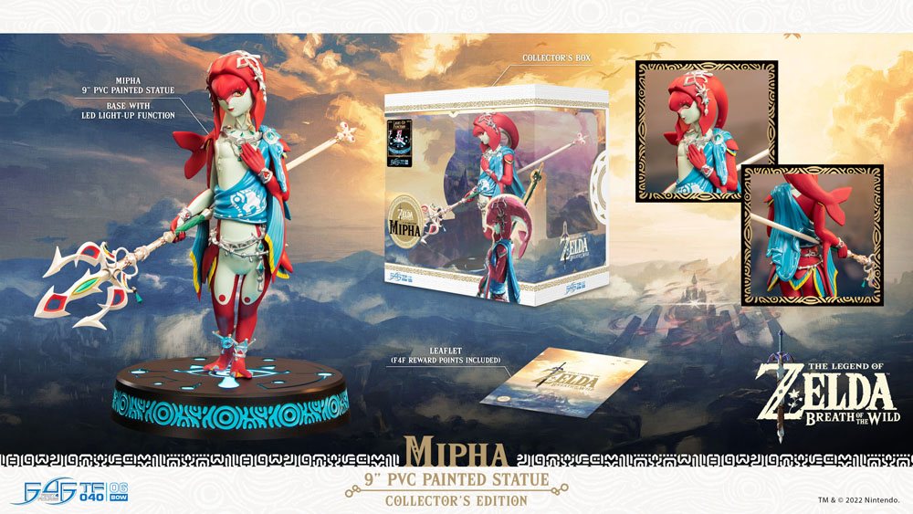 The Legend of Zelda Breath of the Wild statuette PVC Mipha Collector's Edition 22 cm
