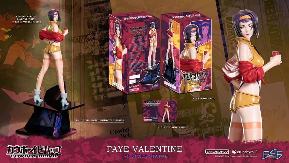 Cowboy Bebop statuette Faye Valentine 32 cm
