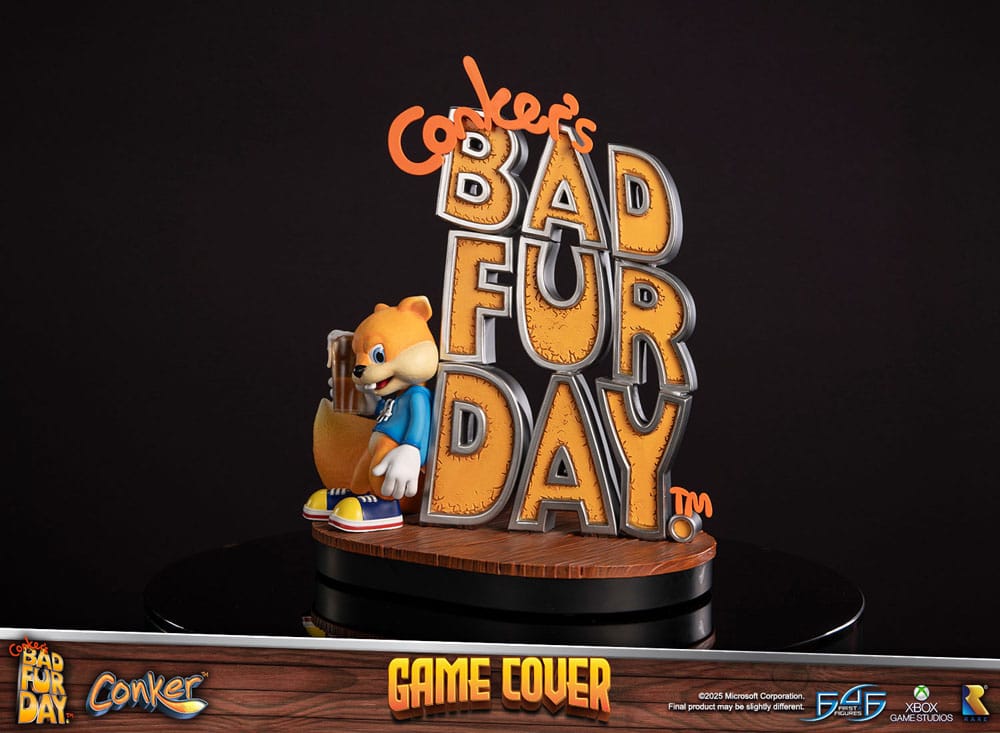 Conker´s Bad Fur Day statuette Game Cover Exclusive Edition 45 cm
