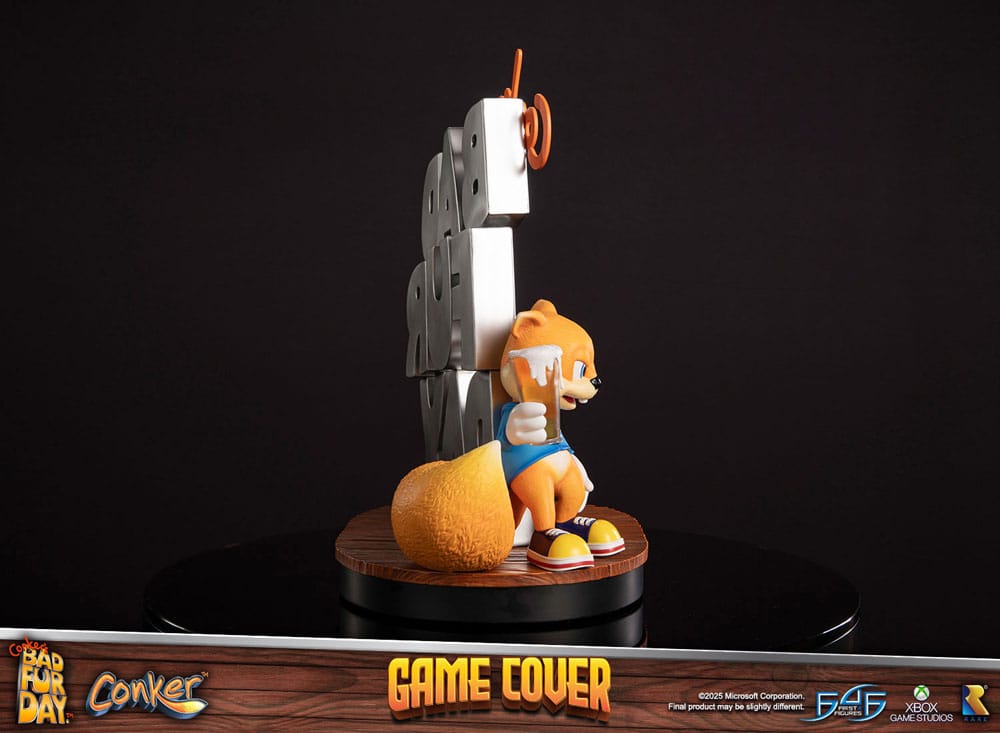 Conker´s Bad Fur Day statuette Game Cover Exclusive Edition 45 cm