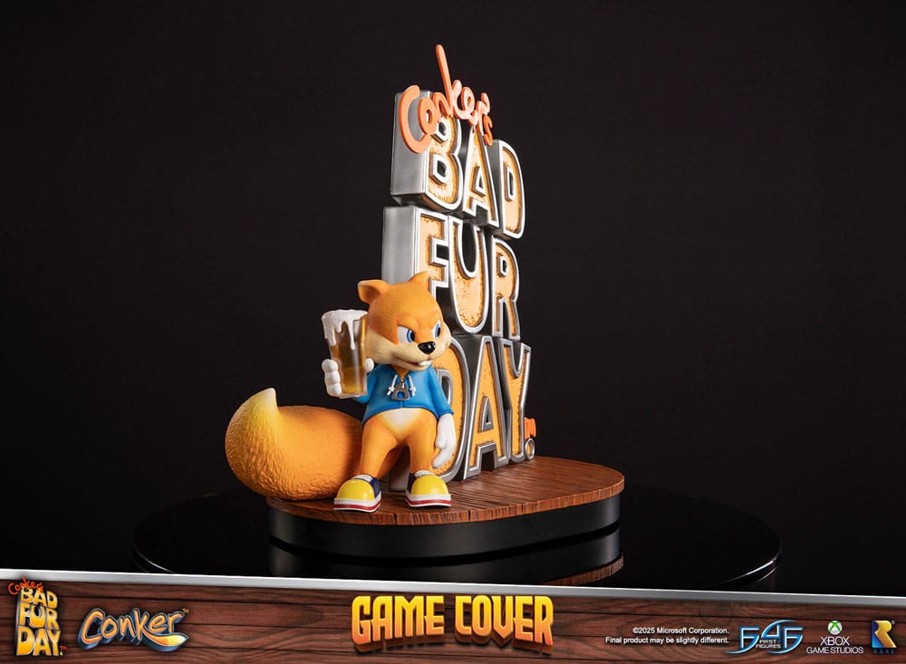 Conker´s Bad Fur Day statuette Game Cover Exclusive Edition 45 cm