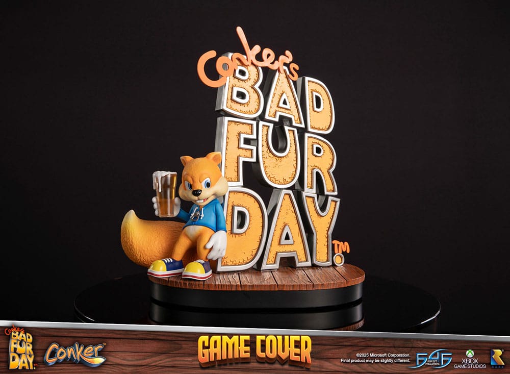 Conker´s Bad Fur Day statuette Game Cover Exclusive Edition 45 cm