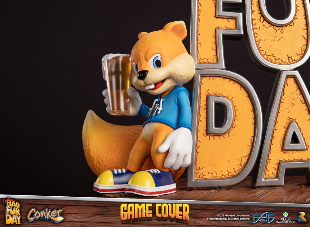 Conker´s Bad Fur Day statuette Game Cover Exclusive Edition 45 cm