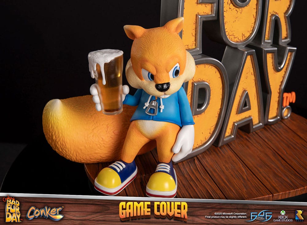 Conker´s Bad Fur Day statuette Game Cover Exclusive Edition 45 cm