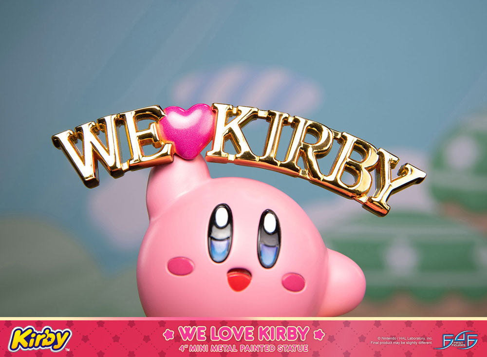 Kirby statuette DieCast We Love Kirby 10 cm