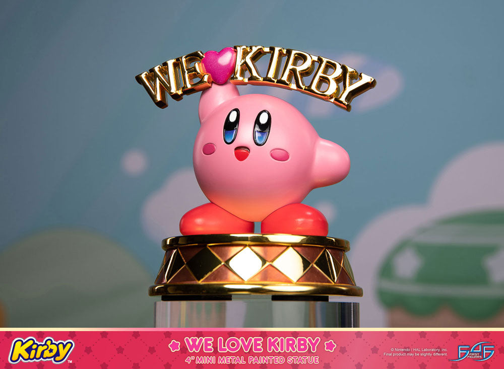 Kirby statuette DieCast We Love Kirby 10 cm