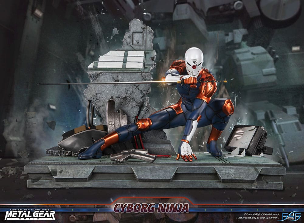Metal Gear Solid statuette Cyborg Ninja (Gray Fox) 41 cm