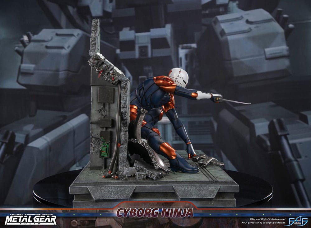 Metal Gear Solid statuette Cyborg Ninja (Gray Fox) 41 cm