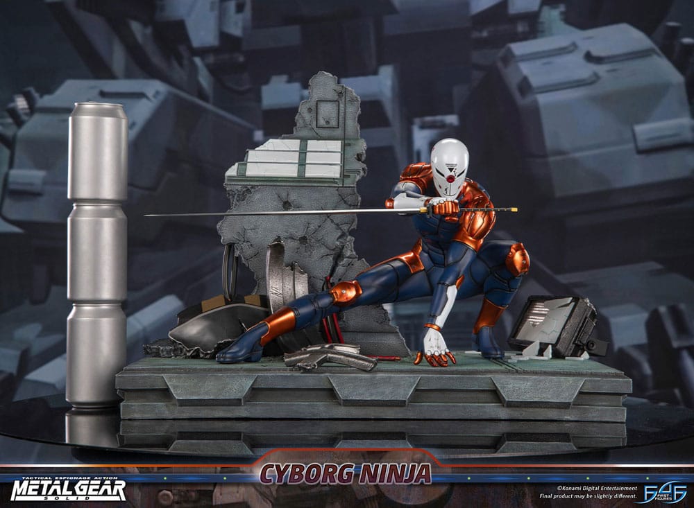 Metal Gear Solid statuette Cyborg Ninja (Gray Fox) 41 cm