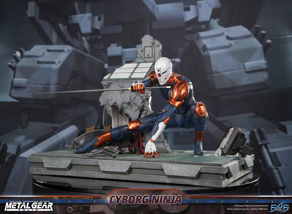 Metal Gear Solid statuette Cyborg Ninja (Gray Fox) 41 cm