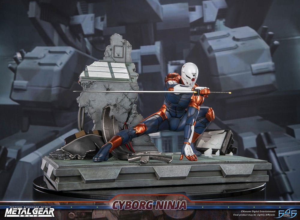 Metal Gear Solid statuette Cyborg Ninja (Gray Fox) 41 cm