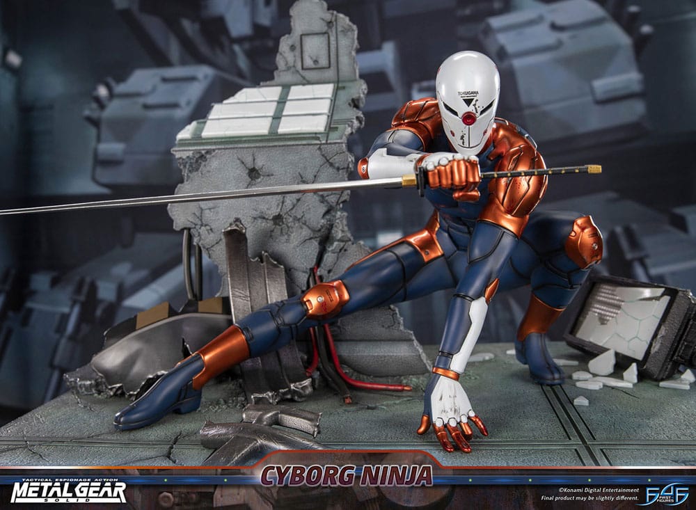 Metal Gear Solid statuette Cyborg Ninja (Gray Fox) 41 cm