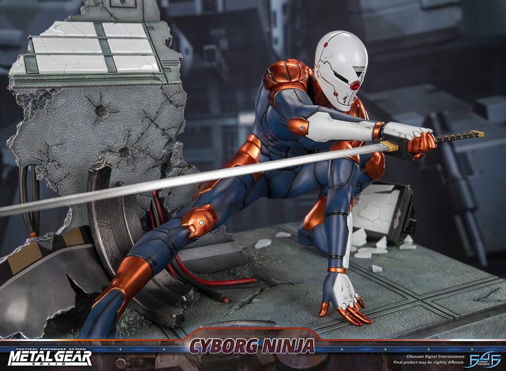 Metal Gear Solid statuette Cyborg Ninja (Gray Fox) 41 cm