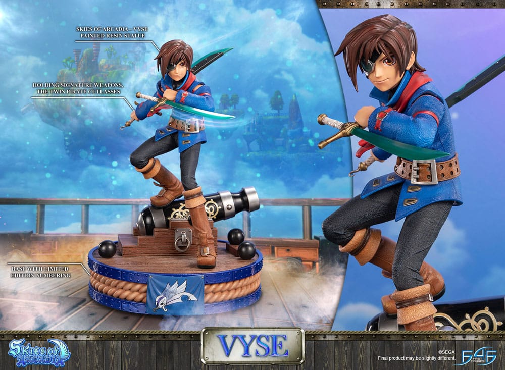 Skies of Arcadia statuette Vyse Standard Edition 31 cm