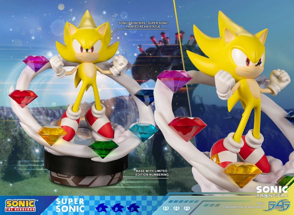 Sonic The Hedgehog resin statuette Sonic Frontiers Super Sonic 45 cm