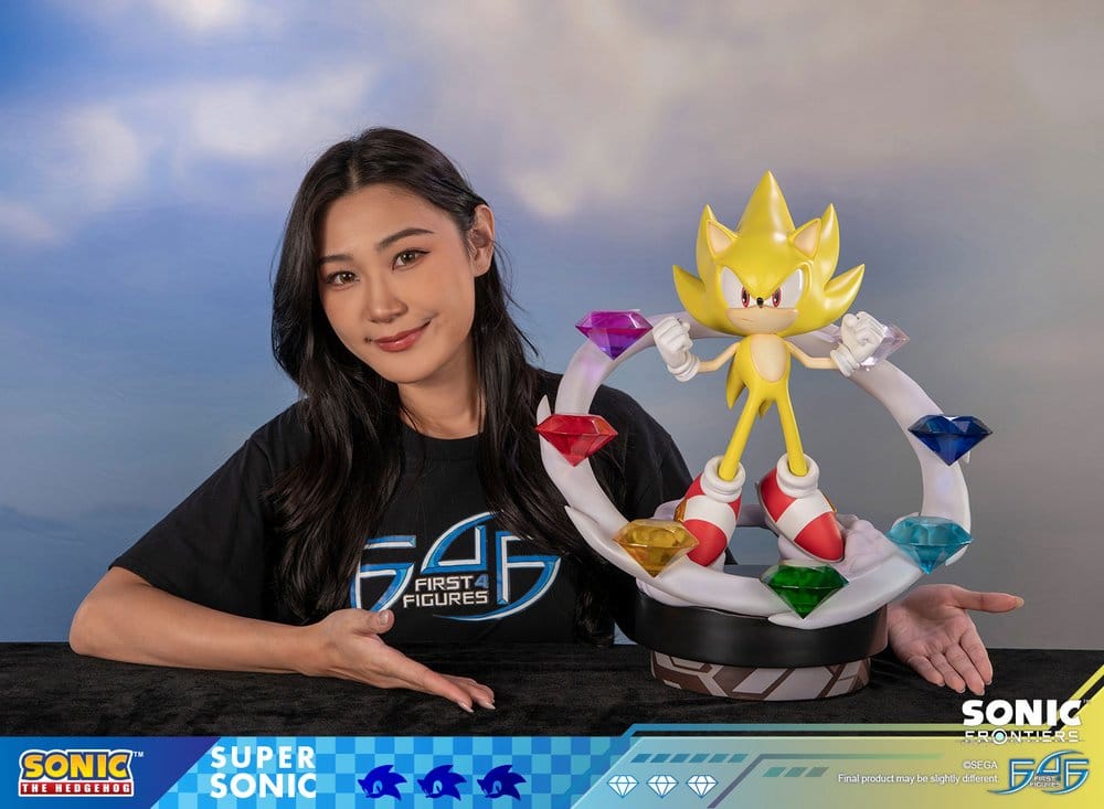 Sonic The Hedgehog resin statuette Sonic Frontiers Super Sonic 45 cm
