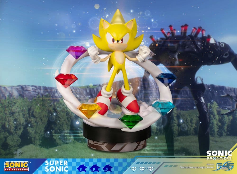 Sonic The Hedgehog resin statuette Sonic Frontiers Super Sonic 45 cm