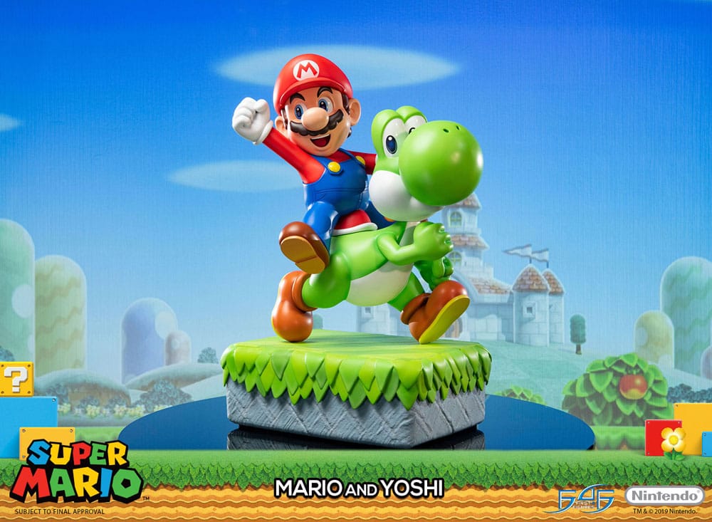 Super Mario statuette Mario & Yoshi 48 cm