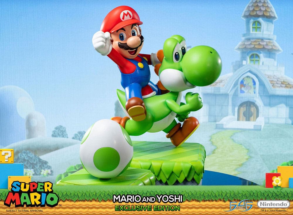 Super Mario statuette Mario & Yoshi 48 cm