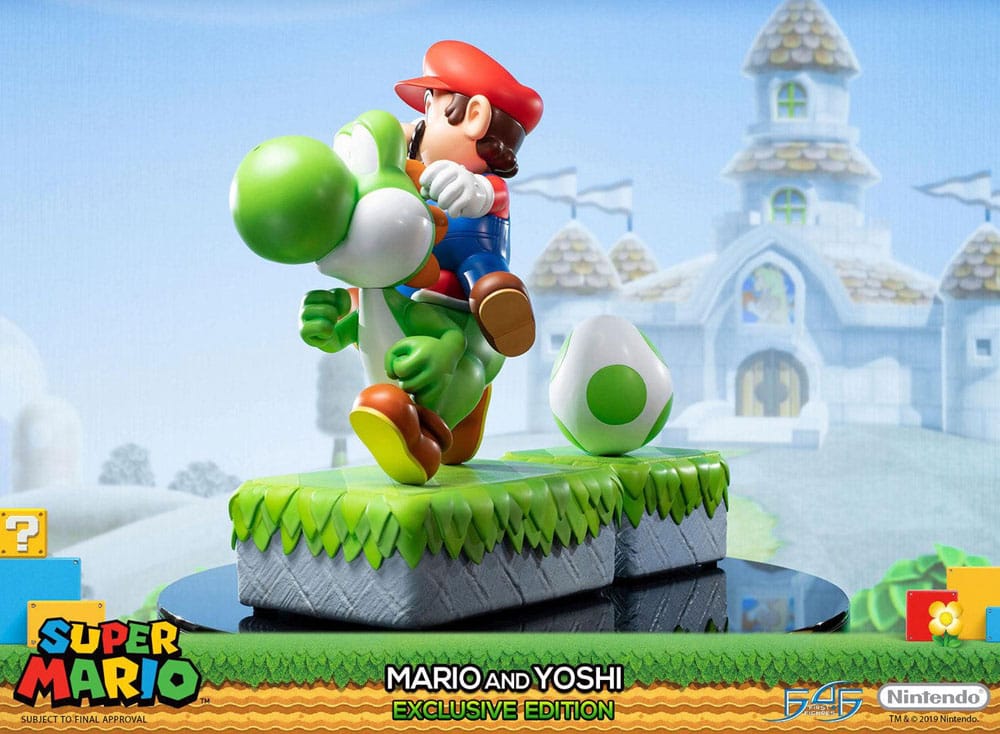 Super Mario statuette Mario & Yoshi 48 cm