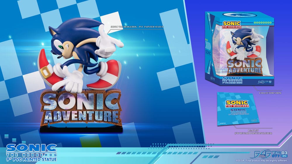 Sonic Adventure statuette PVC Sonic the Hedgehog Standard Edition 21 cm