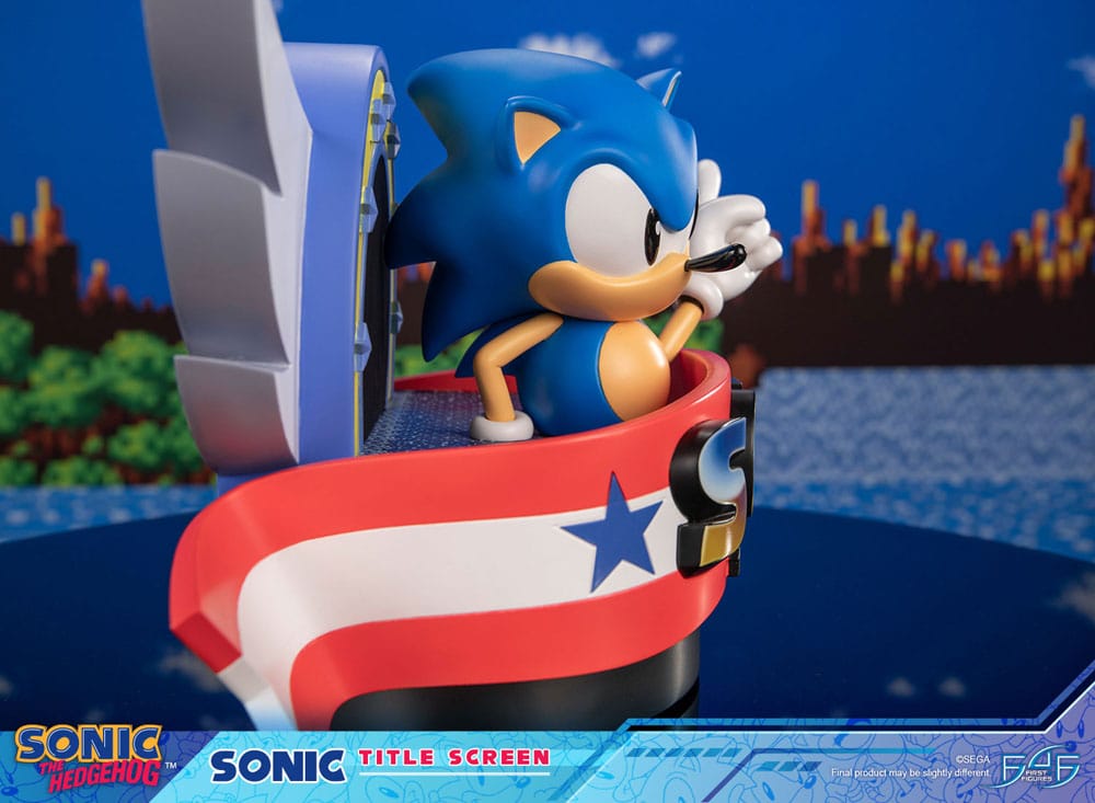 Sonic the Hedgehog statuette Sonic Title Screen 21 cm