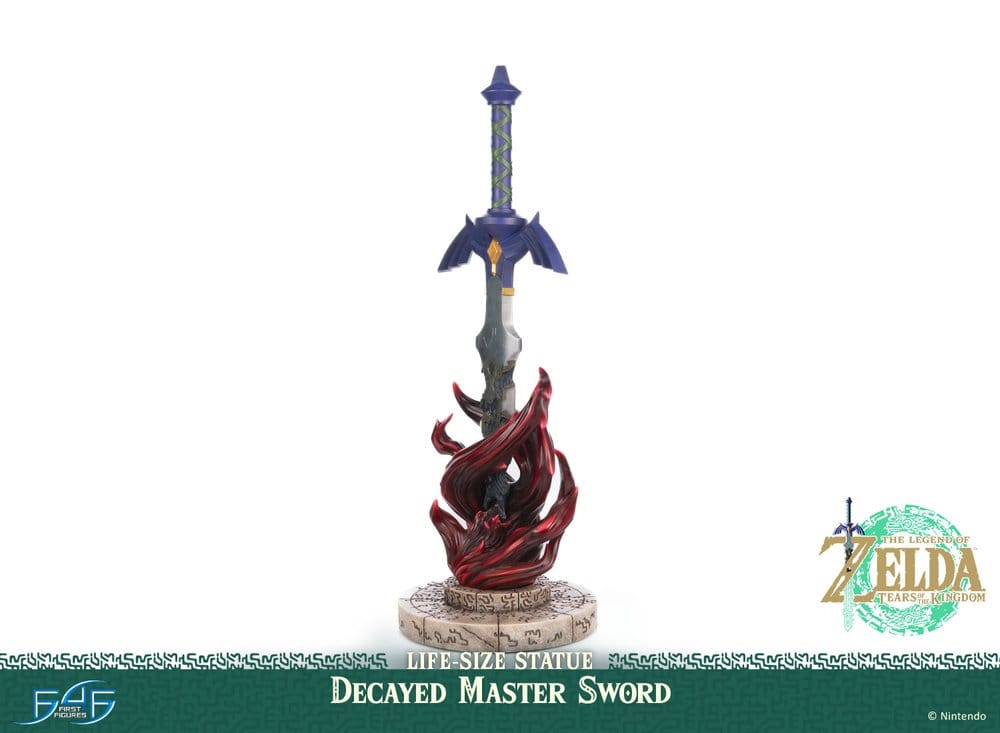 The Legend of Zelda: Tears of the Kingdom statuette 1/1 Decayed Master Sword 71 cm