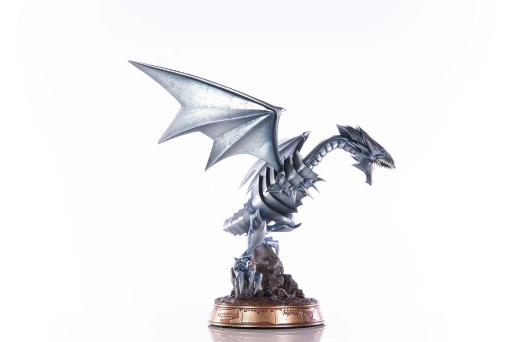 Yu-Gi-Oh! statuette PVC Blue-Eyes White Dragon Silver Edition 35 cm