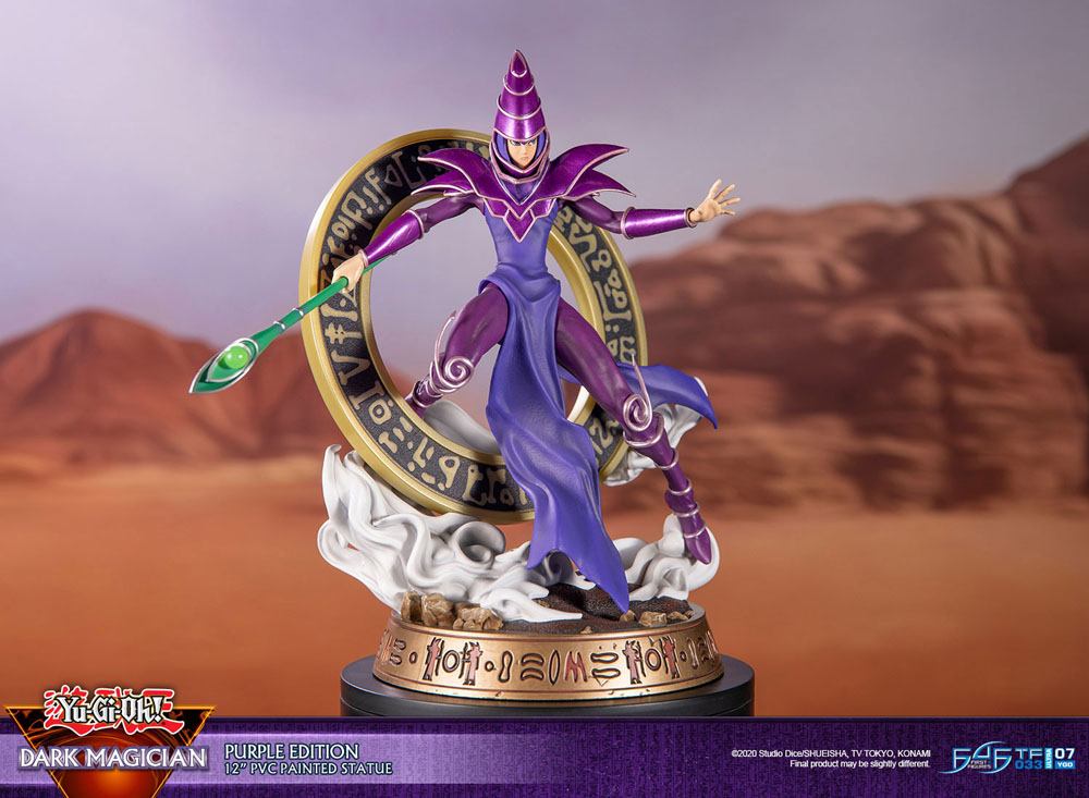 Yu-Gi-Oh! statuette PVC Dark Magician Purple Version 29 cm