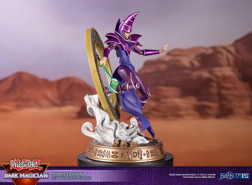 Yu-Gi-Oh! statuette PVC Dark Magician Purple Version 29 cm