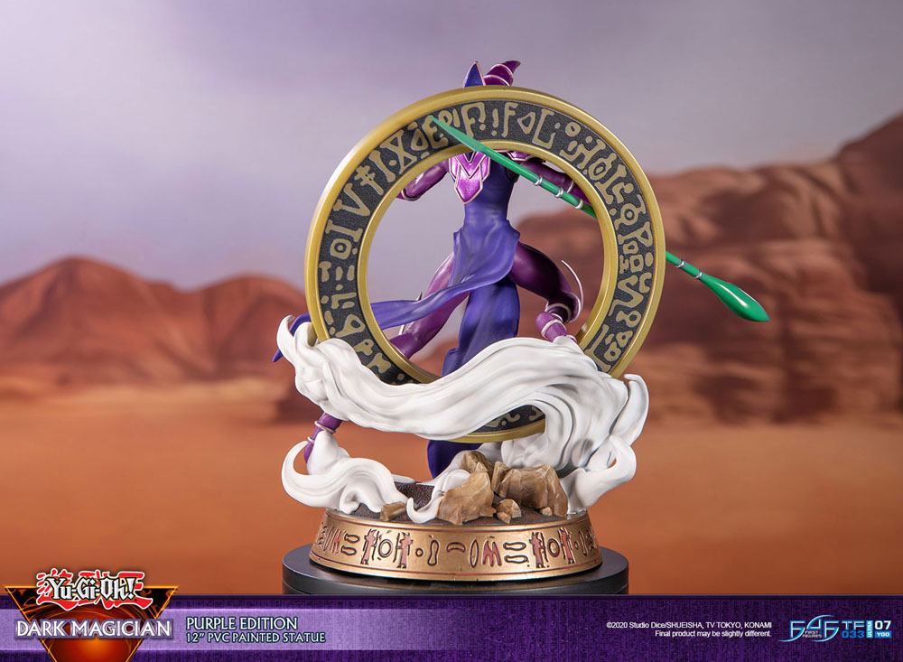 Yu-Gi-Oh! statuette PVC Dark Magician Purple Version 29 cm