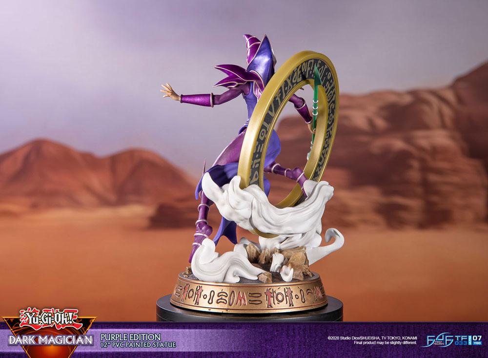 Yu-Gi-Oh! statuette PVC Dark Magician Purple Version 29 cm