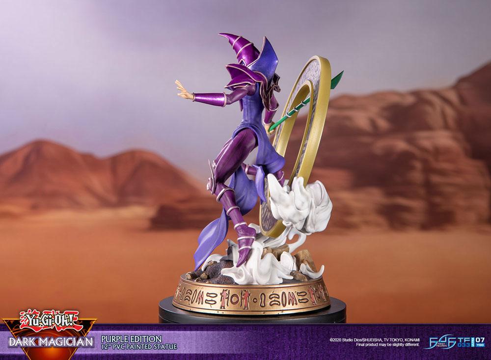Yu-Gi-Oh! statuette PVC Dark Magician Purple Version 29 cm