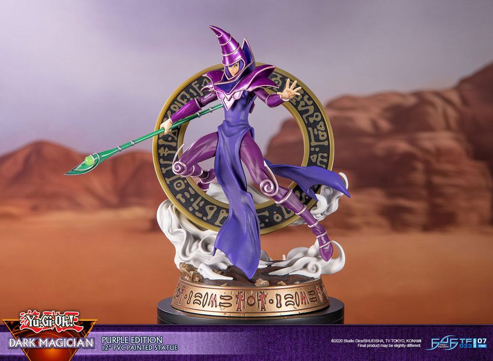 Yu-Gi-Oh! statuette PVC Dark Magician Purple Version 29 cm