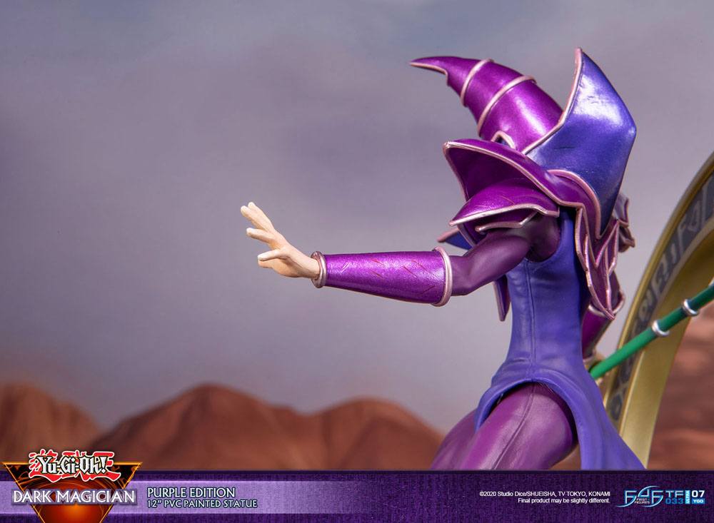 Yu-Gi-Oh! statuette PVC Dark Magician Purple Version 29 cm