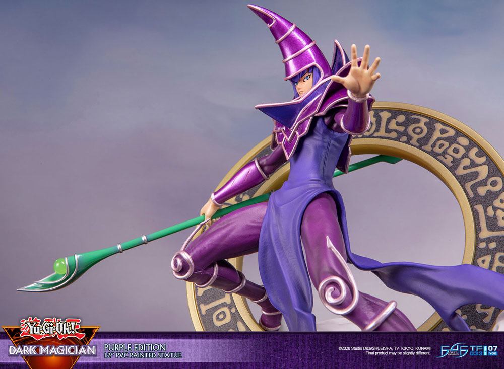 Yu-Gi-Oh! statuette PVC Dark Magician Purple Version 29 cm