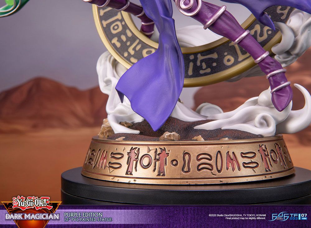 Yu-Gi-Oh! statuette PVC Dark Magician Purple Version 29 cm